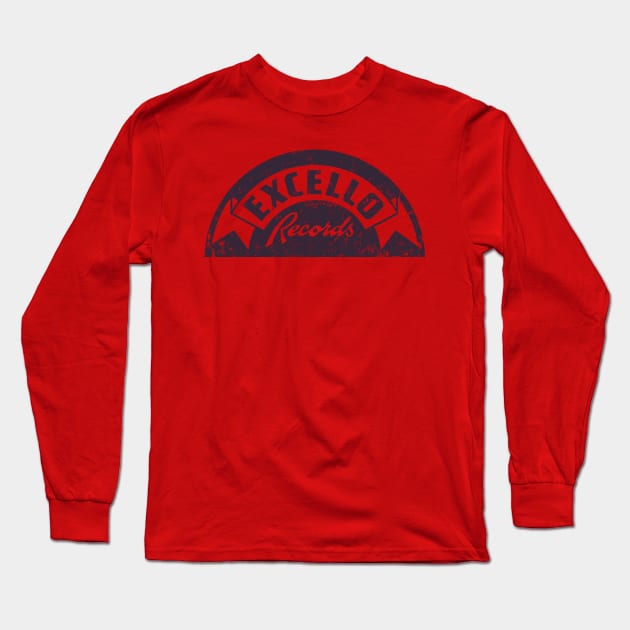 Excello Records Long Sleeve T-Shirt by MindsparkCreative